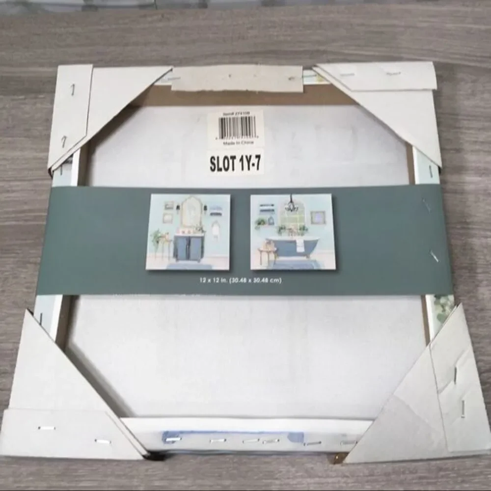 Two piece bathroom canvas set‎ NWT
